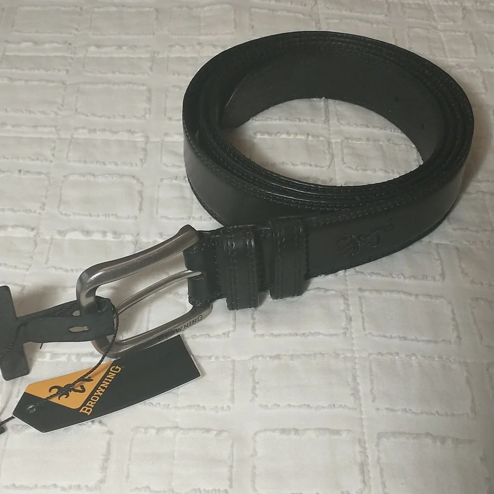 Browning Genuine Leather Brown Belt, Size‎ 52, With Tags